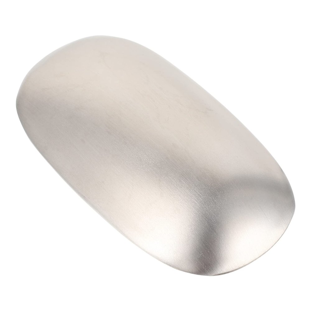 Alipis 2pcs Stainless Steel Soap Bar Tool Odor Remover Soap for Kitchen Fridge Odor Damp Smell Remover