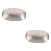 Cabilock 2 Pcs Soap Odor Removing Bar Fish Odor Soap Onion Soap Bar Kitchen Deodorizing Soap Metal Soap for Garlic Smell Square Tool Odor Absorber Set Pearlescent Stainless Steel view 1