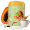 Papaya konjac yam powder, Chinese snacks, nutritious cereals breakfast, healthy vegetable soup, ready to eat konjak Congee 500g/can, instant nutritious meal substitute powder, side dish (1 can) view 1
