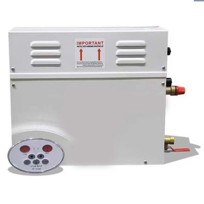 DPDZSW 3KW-18KW Steam Sauna Generator Kit 220V, Shower Bath SPA Generator for Home Commercial Use, with Self-draining Sytem, LED Digital Controller 35-55, Space Heating,220V-3KW