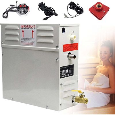 DPDZSW Sauna Bath Steam Generator, Steam Room Generator, Sauna Steam Generator for SPA, Home, Commercial, Steam Generator Kit, Steam Bath Generator with Digital Controller (3KW-18KW),220V-3KW
