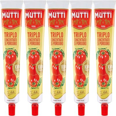 Mutti | Triple Conc' Tomato Puree | 5 x 200g (UK)