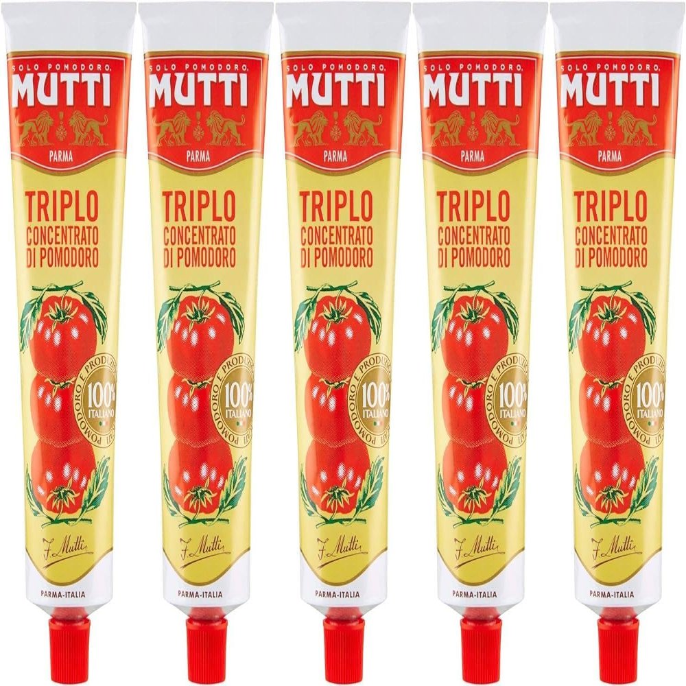 Mutti | Triple Conc' Tomato Puree | 5 x 200g (UK)