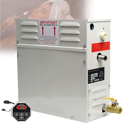 DPDZSW Steam Sauna Generator Kit 3KW-18KW 220V, Sauna Bath Steam Generator for Home Commercial Use, for Sauna/Shower/Bath/SPA, with LED Digital Display, Automatic Heating 35-55,380V-18KW