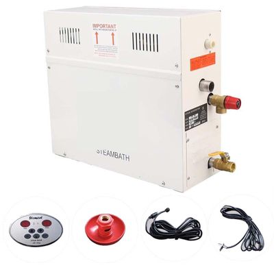 DPDZSW Auto-draining Steam Sauna Generator Kit 220V, for Home Commercial Use, for Sauna/Shower/Bath/SPA, with LED Digital Display, Automatic Heating 35-55,220V-10.5KW