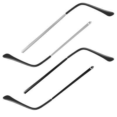 Lurrose 2pairs Replacement Glasses Legs Metal Eyeglass Arms for Eyeglasses Pivot Sunglasses