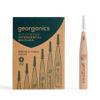 Georganics Beechwood Interdental Brushes ISO 3 (0.6mm) - Naturel and Efficient Teeth Cleaning for Larger Interdental Gaps - Compostable and Biodegradable - Vegan BPA-Free Nylon Bristles - Pack of 6 view 1