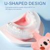 Kids U Shaped Toothbrush, 6 Pcs Soft Silicone Toddler Toothbrushes with Replace Brush Heads, Food Grade Bristles Massage Gums, All-Round Oral Cleaning Toothbrush for Kids 2-6 Years Old view 2
