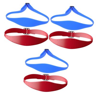 Beavorty 6pcs Silicone Fade Guide for Hair Cutting Adjustable Neckline Shaving Template for Men Hair Trimming