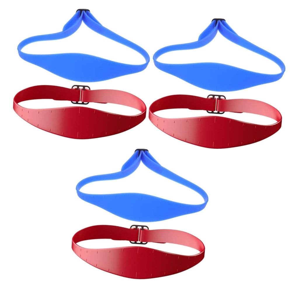 Beavorty 6pcs Silicone Fade Guide for Hair Cutting Adjustable Neckline Shaving Template for Men Hair Trimming