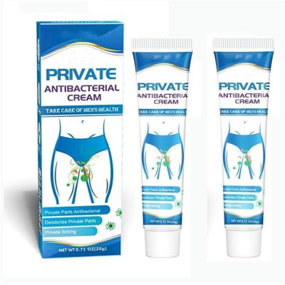 DermXpert Jock Itch Treatment Cream, Private Antibacterial Cream, Anti-Itch Skin Ointment Deep Repair External (2Pcs)