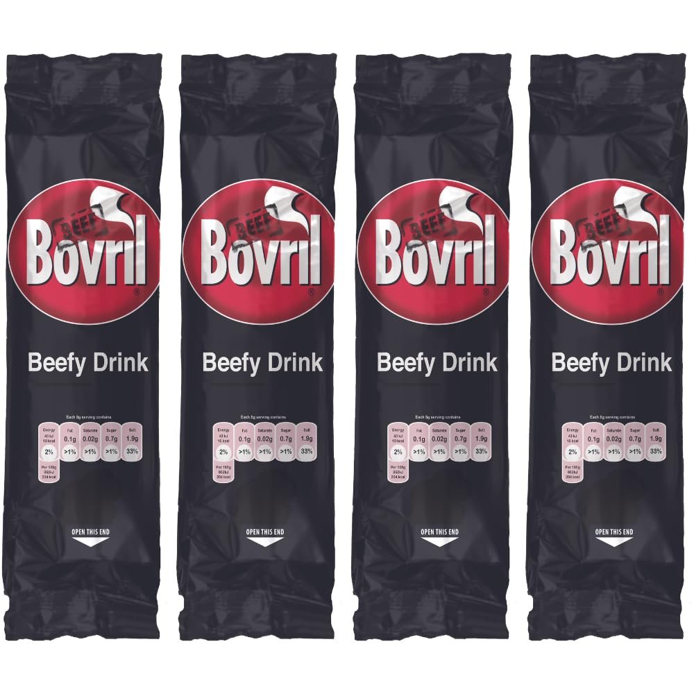 Bovril Beefy Hot Drink Instant Beef Flavoured Cup Drink + Fabfinds Mug