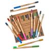 EcoSlurps 12 Bamboo Toothbrushes - Britush Brand - One Year Supply with Each Toothbrush Box Labeled On Internal Boxes - Award Winning Multi Colour Adult Toothbrush Multipack (12 Adult, Multicoloured) view 3