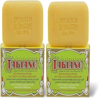 Tabiano Sulphur Supersoap, 2 x 125g