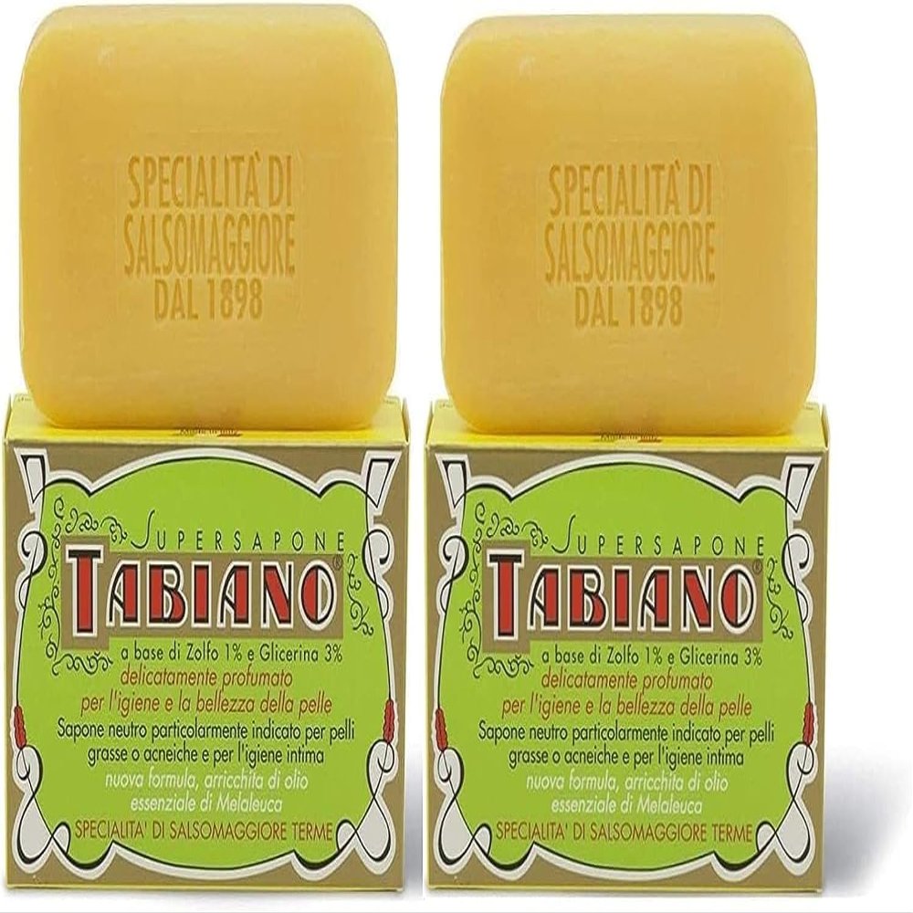 Tabiano Sulphur Supersoap, 2 x 125g
