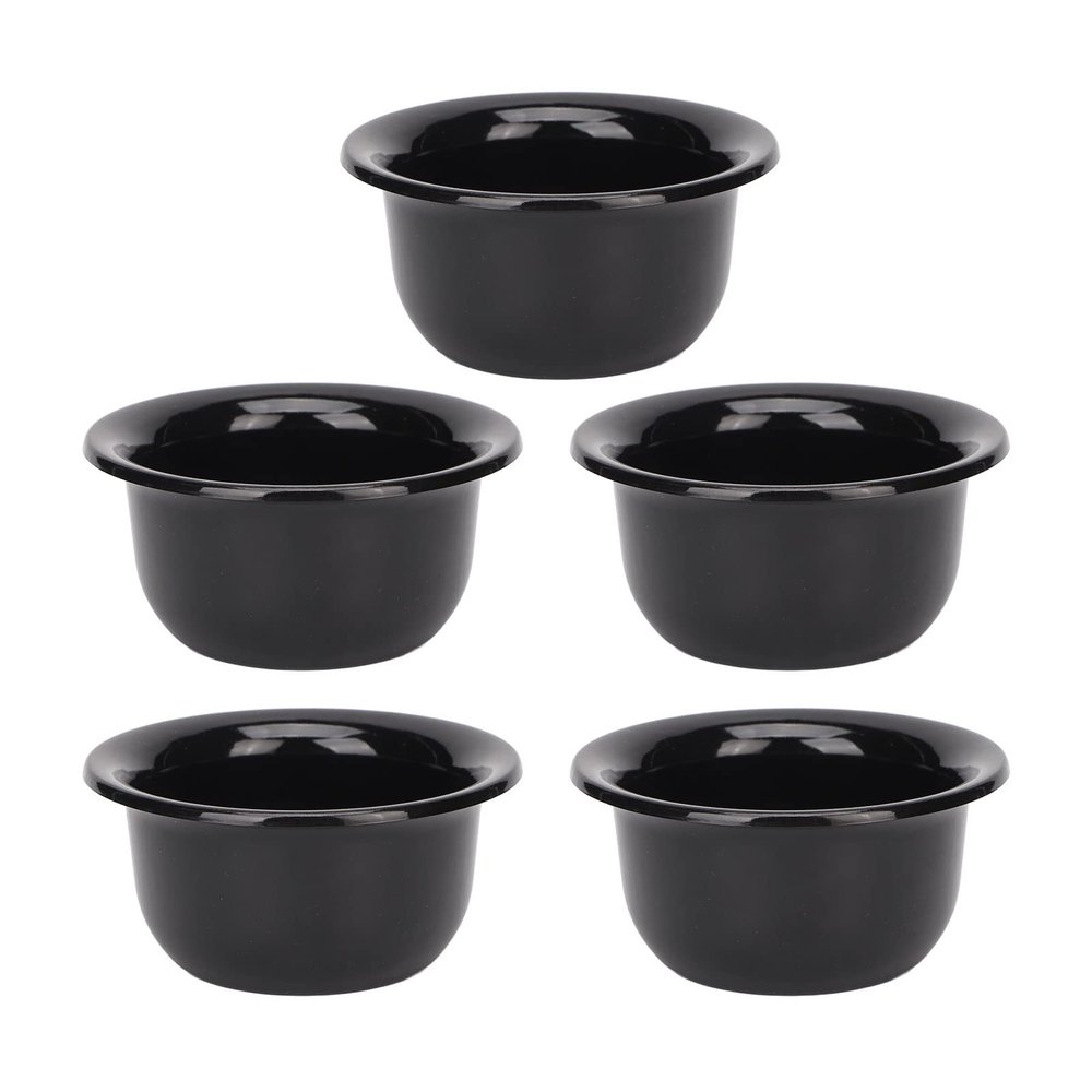 Beard Shaving Cream Beard Shaving Foam Bowl 5 Pieces Men Shaving Sop Shaving Cream Bowl Portable Safe Men Shaving Bowl Shaver Bowl for Salon Home, Cream Bowl Men'S