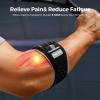 FREETOO Tennis Elbow Support Strap for Men Women, Comfy Golfers Elbow Support with Removable Compression Pad for Tendonitis Relief, Adjustable Tennis Elbow Brace for Sports & Daily Work, Black view 2