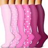 BLUEENJOY Copper Compression Socks for Women & Men (6 pairs) - Best Support for Nurses, Running, Hiking, Recovery view 1