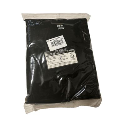 Ready to Eat Ready to be Used Reduced Sugar Black Sesame Lotus Paste for Mooncakes Dolly Cakes Baos Buns Pastries Tarts Mochis Rice Cakes Angku, 1 kg Each, Halal, exp 1st Jul 2026