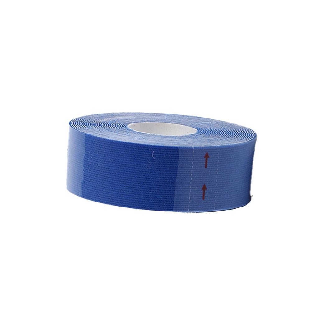 Face Stickers Low Sensitivity Comfortable Remove Easily Face Skin Tapes Elastic Bandage Sweatproof and Waterproof with Grid Backing Paper for Oxygen Tube Cotton 1in X 16.4ft Dark Blue 1 Roll