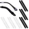 12Pcs 6 Pairs Eyeglasses Temple Tips Sleeve Retainer,Silicone Glasses Ear Grip Hooks,glasses Arm Pads,Soft Silicone Anti-Slip Elastic Comfort Eyeglasses Retainers,for Various Glasses(56mm7.9mm) view 1