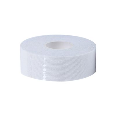 Elastic Bandage Face Tape Facial Lift Tape Low Sensitivity with Grid Backing Paper Face Stickers Sweatproof and Waterproof for Firming and Tightening Skin 1in X 16.4ft White 1 Roll