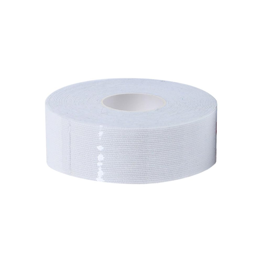 Elastic Bandage Face Tape Facial Lift Tape Low Sensitivity with Grid Backing Paper Face Stickers Sweatproof and Waterproof for Firming and Tightening Skin 1in X 16.4ft White 1 Roll
