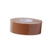 Elastic Bandage Face Tape Facial Lift Tape Low Sensitivity with Grid Backing Paper Face Stickers Sweatproof and Waterproof for Firming and Tightening Skin 1in X 16.4ft1 Roll (Brown) view 1