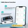 Pulse Oximeter HealthTree Oxygen Monitor Fingertip, Bluetooth Pulse Ox with Free APP, O2 Pulse Oximeter Finger and Heart Rate Monitor, 2 X AAA Batteries, Lanyard view 4