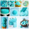 Food Colouring - Vibrant Liquid Icing Food Colouring for Baking, Cake Decorating, Easter Egg, Airbrush - Tasteless Food Colour Dye for Fondant, Macaron, Cookie, Slime, DIY Crafts - 160ml (Cyan) view 3