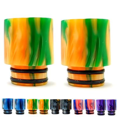 Vaporly UK 810 Drip Tip for Geekvape Zeus X Z Max Voopoo Uforce L Maat Horizon Sakerz Falcon 2 Freemax Mesh Pro 3 Fireluke 4 Tank Drag 4 Argus GT 2 XT Vape Kit TFV12 Prince Mouthpiece (Orange)