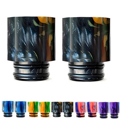 Vaporly UK 810 Drip Tip for Geekvape Zeus X Z Max Voopoo Uforce L Maat Horizon Sakerz Falcon 2 Freemax Mesh Pro 3 Fireluke 4 Tank Drag 4 Argus GT 2 XT Vape Kit TFV12 Prince Mouthpiece (Black)