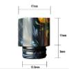 Vaporly UK 810 Drip Tip for Geekvape Zeus X Z Max Voopoo Uforce L Maat Horizon Sakerz Falcon 2 Freemax Mesh Pro 3 Fireluke 4 Tank Drag 4 Argus GT 2 XT Vape Kit TFV12 Prince Mouthpiece (Black) view 2