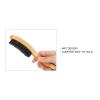 Beard Brush for Men, Portable Oil Head Beard Comb with Wooden Handle, Beard Styling Brush, Beard Care Brush for Beard, Soft and Detangling view 4
