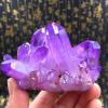 LoKori Healing Quartz Crystal Cluster Natural Titanium Coated Geode Reiki Crystal Gemstone Specimen for Meditation,Yoga,Home Decoration,Gift,Purple,600g view 4