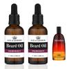 Inspired Beard Oil - Scented Aftershave Beard Oil For Beard Growth And Conditioning - Jojoba oil, Argan oil, Vitamin E - Made In the UK - Various Scents (Pack of 2, Fahrenheit) view 1