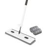 BUNIQ Flat Mop - Mops For Floor Cleaning, Microfibre Flat Mop For Wet & Dry With 2 Reusable Pads, Professional Commercial Mop With Extendable Handle And 360 Rotating Head, Household Cleaning Tools view 1