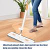 BUNIQ Flat Mop - Mops For Floor Cleaning, Microfibre Flat Mop For Wet & Dry With 2 Reusable Pads, Professional Commercial Mop With Extendable Handle And 360 Rotating Head, Household Cleaning Tools view 4