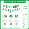 Gameza 60th Birthday Decorations for Men - 14PCS Golf Birthday Party Decorations 60th Birthday Decorations Women Men Golf Glitter Sixtee Banner Hanging Swirls 60th Golf Theme Bday Party Decorations view 3