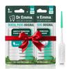Dr. Emma Original Dental Picks Mint Easy to Use Brush Picks 100Ct/Pack, 2 Packs (200Ct) view 1