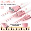 Ufree Lady Shavers for Women Pubic Hair, Bikini Trimmer Women Wet & Dry Use Groomer, Womens Electric Shavers Razors IPX7 Waterproof, Face Legs and Underarm Hair Shaver Cordless, Birthday Gifts, Gold view 2
