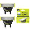 Philips OneBlade Original 360 Blade Heads, Compatible with All OneBlade and Pro Electric Shaver & Trimmers, Original from Philips, 2X One Blade, 8-Month Supply (QP420/60) view 1