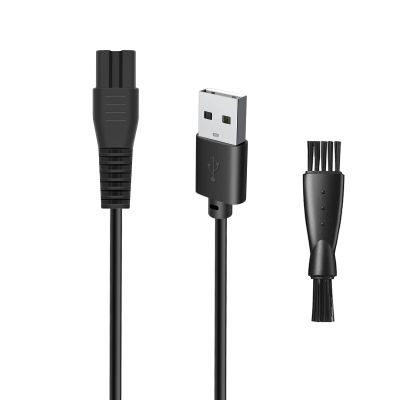 5V Charger Replacement Pritech Charger Cord, wotdmu USB Charging Cable Compatible with PRITECH Hair Trimmer PR-2888 with 1 Cleaning Brush, 3.3ft Power Cord