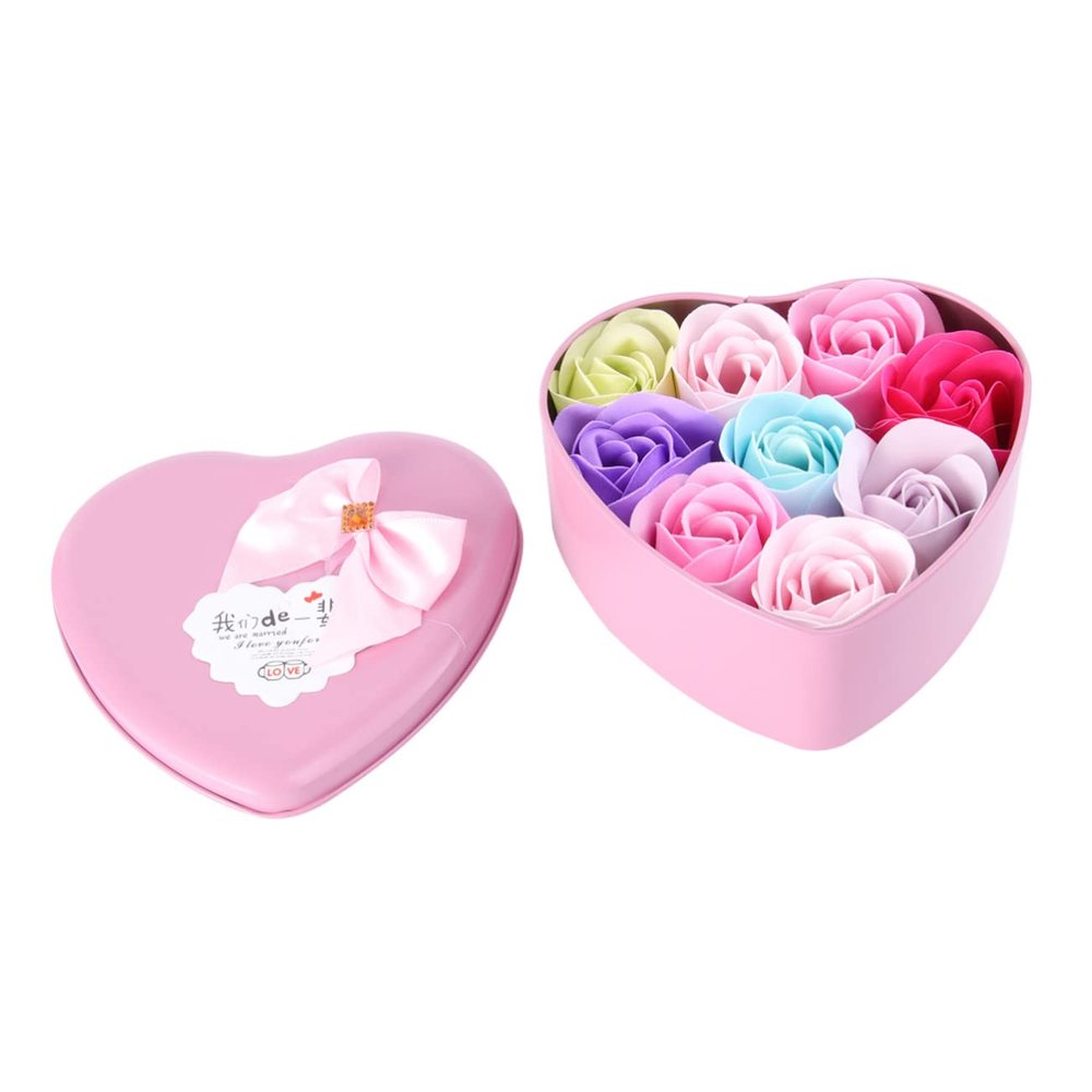 FRCOLOR 2pcs Soap Flower Present Set Creative Mothers Day Present for Women Random Color