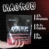OUT ANGLED Beef Iso Plus, Beef Protein Isolate Powder, High Protein, No Fat and No Sugar | Apple Raspberry Flavour 900g 30 Servings | Halal, Paleo and Keto Friendly, Dairy Free, Gluten Free view 2