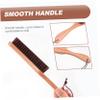 FRCOLOR Beard Brush Hair Beard Brush Wooden Handle for Mustache Goatee Whiskers Men's Grooming Tool for Dad Valentine's Day view 2