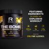 Reflex Nutrition The Muscle Bomb Caffeine Pre Workout Powder - 350mg Caffeine, 9g Citrulline Malate, 2.5g Beta Alanine - Energy, Pump & Focus for Explosive Workouts (Sherbet Lemon, 400g, 20 Servings) view 2