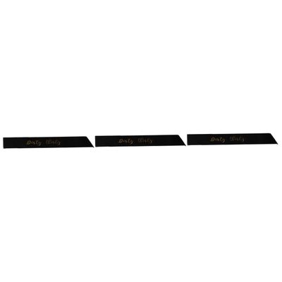 Abaodam 3pcs Birthday Party Etiquette Belt Black Single Layer Shoulder Strap for Party Accessories