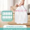4 Gallon Trash Bags, 110 Count Small Trash Bags Bathroom, White Small Trash Bag for Office Bedroom Bathroom Car, Small Garbage Bags Point-Break Design, YUFDA Unscented Trash Bags view 3
