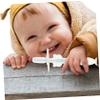 FOMIYES 8pcs Silicone Toothbrush for Boy Girl Boy Girl Training Toothbrush Suction Base view 3